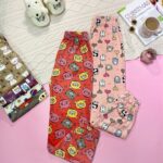 شلوار مخمل طرحدار