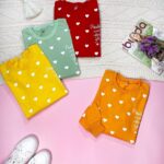 بلوز دورس پاییزه قلبی دخترانه