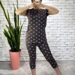 ست تاپ و شلوارک پنبه ستاره