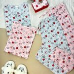 ست تیشرت و شلوار ترک دخترانه