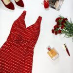 پیراهن خالدار تابستونی