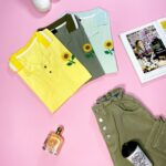 تیشرت یقه دار دخترانه