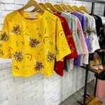 تیشرت کراپ قواره دار