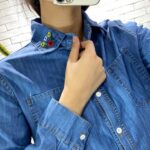 شومیز جین ترک دخترانه