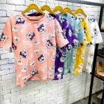 تیشرت گلدار دخترانه