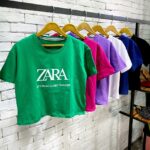 تیشرت کراپ اسپرت باشگاهی دخترانه