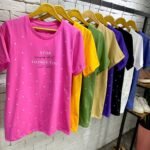 تیشرت خالدار دخترونه