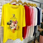 تیشرت لانگ میکی قواره دار