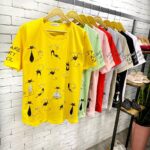 تیشرت مرواریددوزی گربه