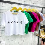 تیشرت کراپ پاندا دخترانه