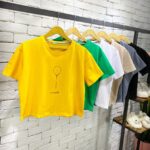 تیشرت کراپ دخترانه