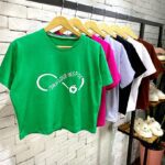 تیشرت کراپ دخترانه