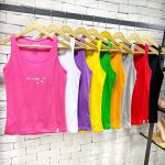 تاپ کبریتی رنگی دخترونه