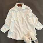 شومیز سفید دخترونه