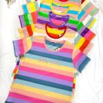 تیشرت راه راه قواره دار تیشرت راه راه دخترونه