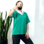 تیشرت یقه مردونه دخترونه