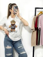 تیشرت دخترونه تدی تیشرت قواره دار تیشرت وارداتی