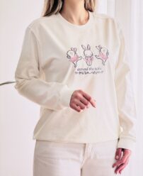 بلوز دورس دخترونه بلوز دورس گلدوزی خرگوش بلوز نخ و پنبه