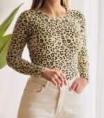 بلوزکبریتی پلنگی بلوز پلنگی پاییزه