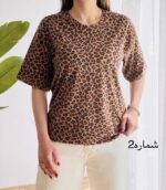 تیشرت لانگ پلنگی1247 - Image 5