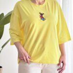 تیشرت باکسی تدی تیشرت لانگ دخترونه تیشرت باکسی ساده