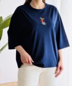 تیشرت باکسی تدی تیشرت لانگ دخترونه تیشرت باکسی ساده