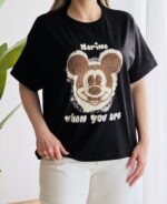 تیشرت میکی موس تیشرت دختروونه تیشرت نخ و پنبه تیشرت عروسکی