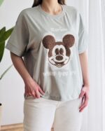 تیشرت میکی موس تیشرت دختروونه تیشرت نخ و پنبه تیشرت عروسکی